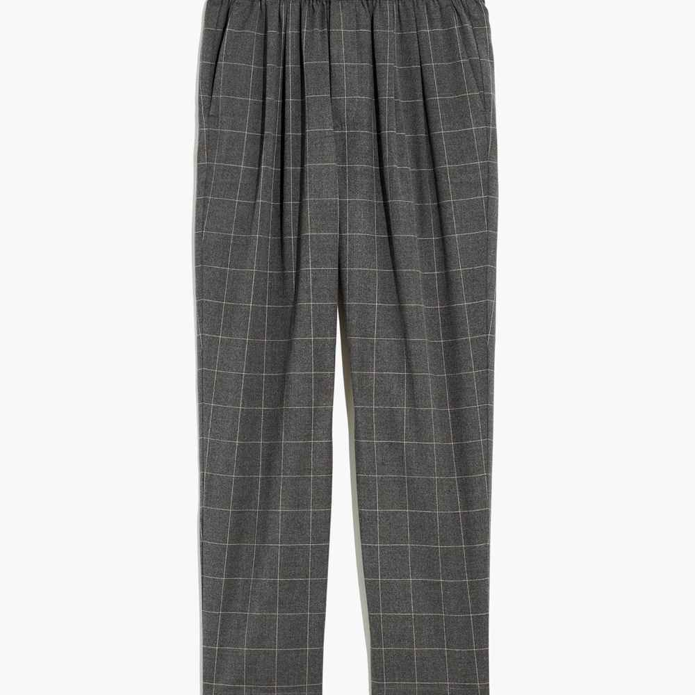 Plaid Flannel Track Trousers: like new (SizeXL/0X)